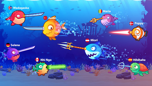 Fish.IO APK Mod Apk Download For Android V.1.6.2 MOD (Menu, Energy, Size, Speed) Gallery 6