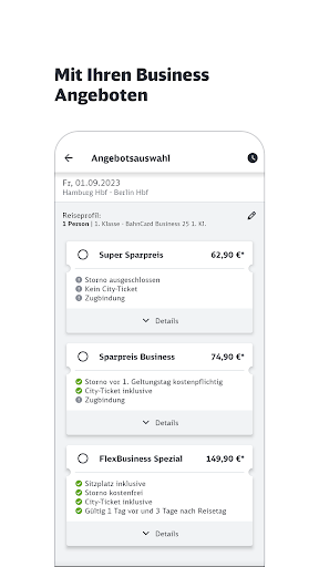 Business DB Navigator Screen 3