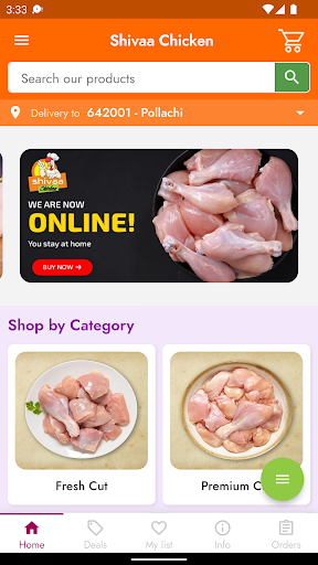 Android application Shivaa Chicken screenshort