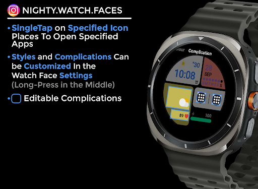 Night ver 32 - watch face screenshot 5