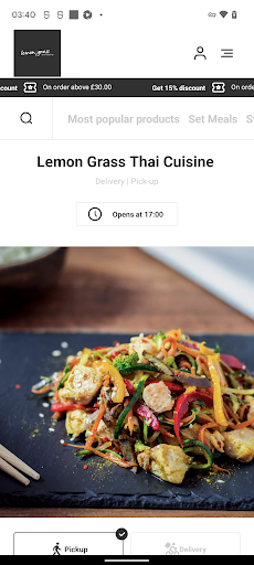 Android application Lemon Grass Thai Cuisine screenshort