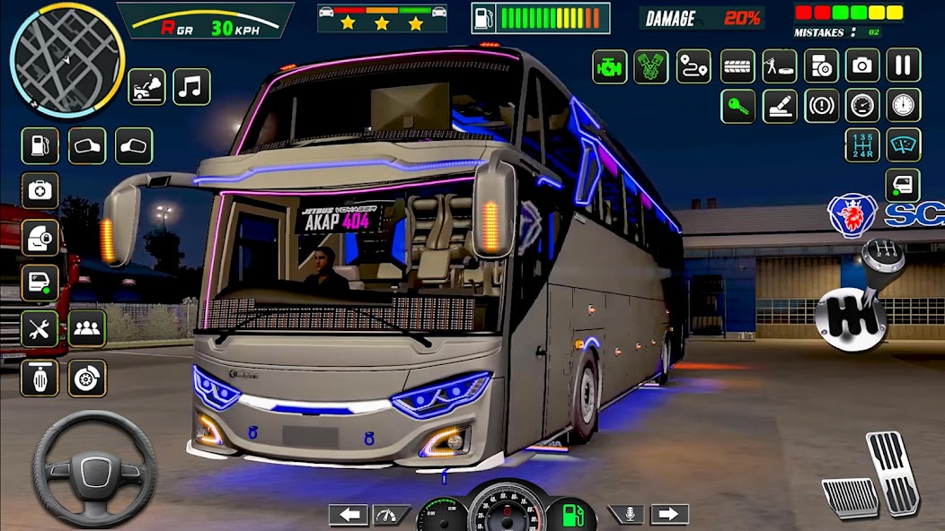 Public Coach Bus Driving Game 1.1 APK + Mod (Remove ads / Unlimited money) for Android