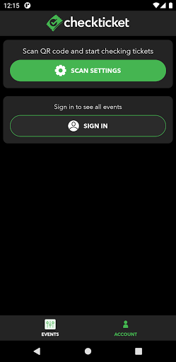 CheckTicket Screen 2