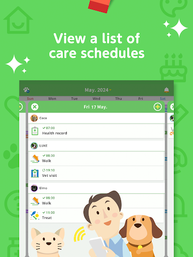 Screenshot of uchiccolog : Pets Scheduler