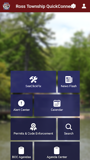 Android application Ross Township QuickConnect screenshort