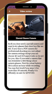 Xiaomi Glasses Camera guide