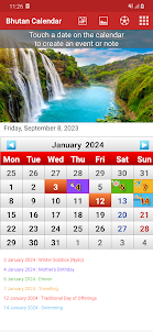 Bhutan Calendar