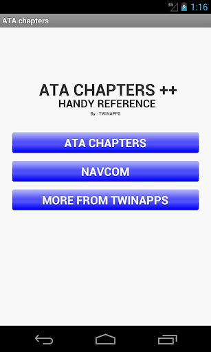 Android application ATA Chapters screenshort
