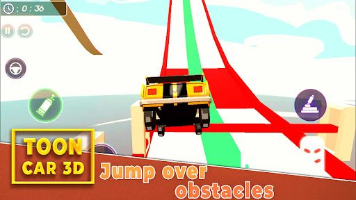 Android application Toon Car Stunt Simulator 3D screenshort