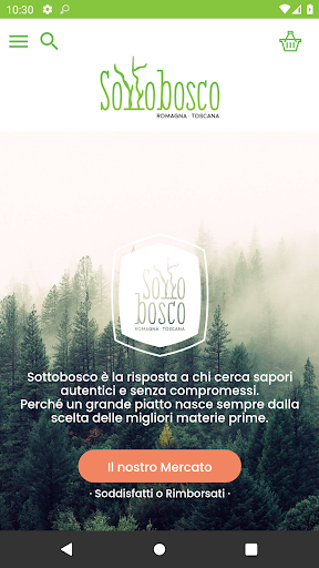 Android application Sottobosco screenshort