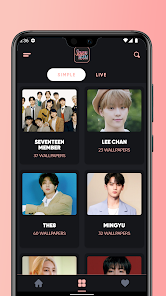 Captura 2 K-Pop SEVENTEEN Live Wallpaper android