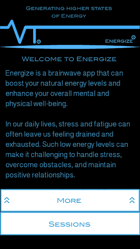 Android application Energize screenshort