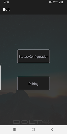 Android application Teradek Bolt screenshort