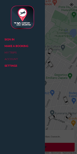 Android application T&M MOVILIDAD screenshort