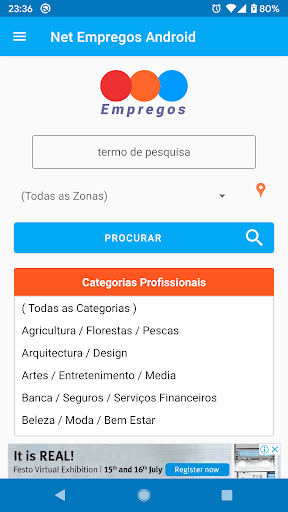 Net empregos Android Screenshot 1 - AppWisp.com