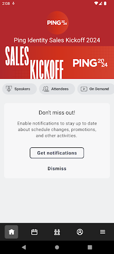 Ping Identity Events Screen 2