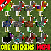 Ore Chickens Addon for Minecraft PE