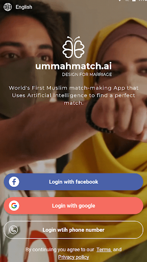 Android application Ummahmatch.ai screenshort