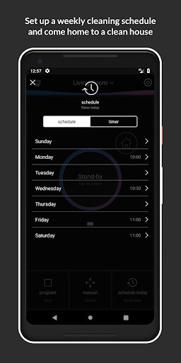 HomeWizard Cleaner Screen 2