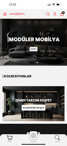 Android application Anzera Mobilya screenshort