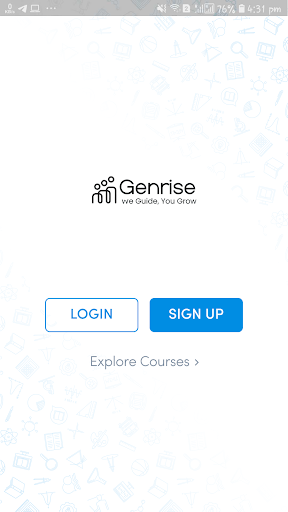 Android application Genrise screenshort