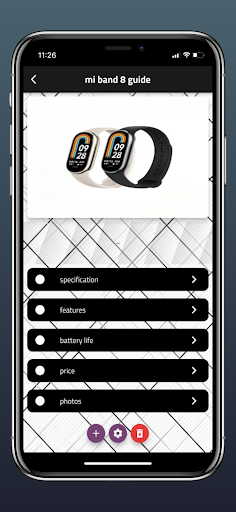 Android application Mi Band 8 Guide screenshort