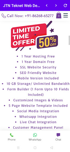 JTN Teknet Web Designers Screen 2