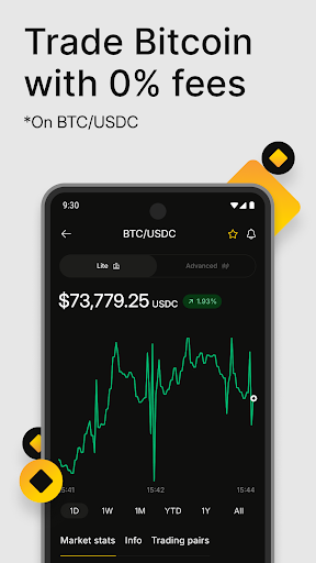 Binance.US: Buy Bitcoin & ETH Screen 2