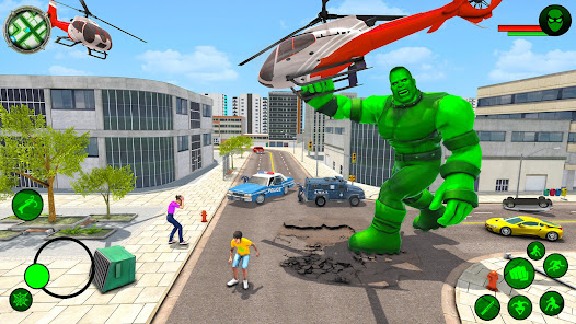 Incredible Hulking Hero Game apkpoly screenshots 7