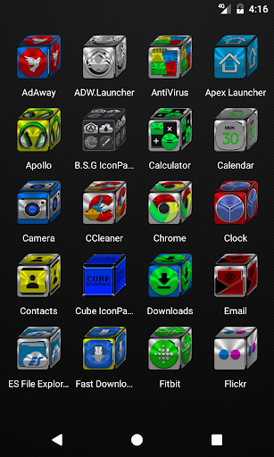 Cube Icon Pack Screen 2