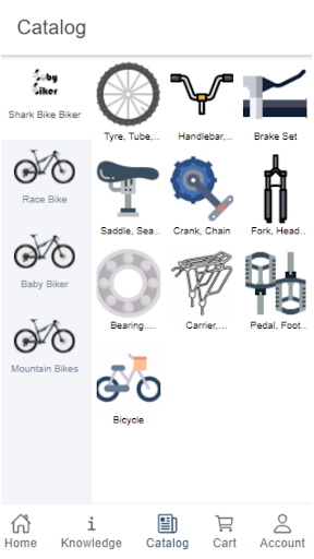 Android application Baby Biker screenshort