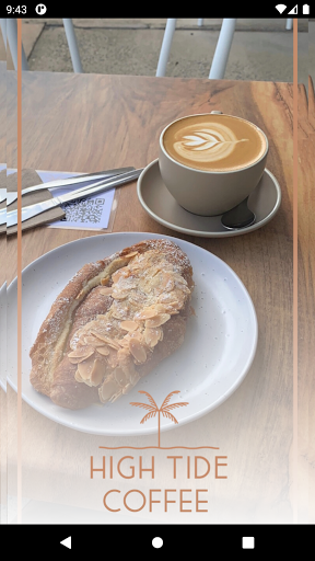 Android application High Tide Coffee screenshort