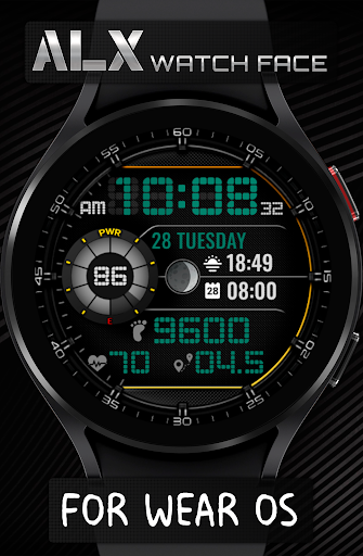 ALX01 LCD Digital Watch Face