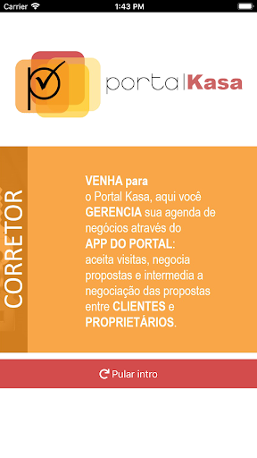 Android application PKasa Corretor screenshort