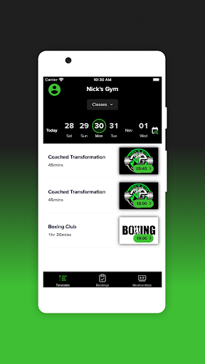 Nicks Gym Screen 3