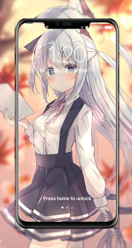 Android application Anime Cat Girl Wallpaper screenshort