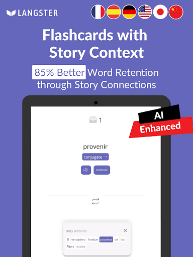 Screenshot of Langster: Language Learning