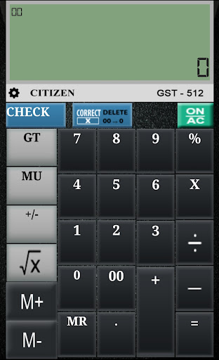Android application CITIZEN CALCULATOR screenshort