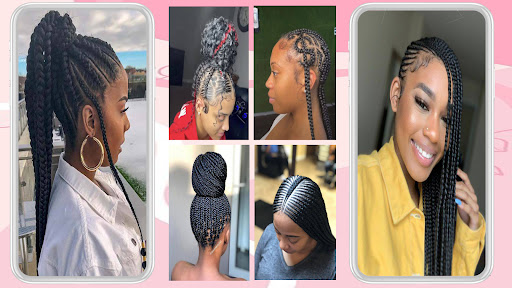 Android application Women Braid Hairstyles screenshort