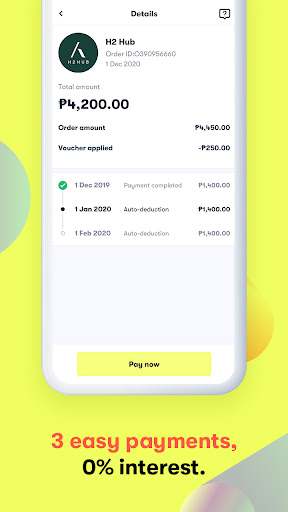 atome JP - Buy Now. Pay Later Screen 3