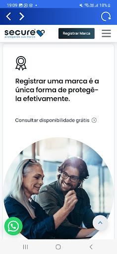 Registrar Marca Screen 2