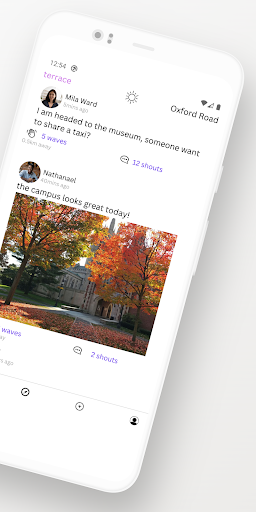 Terrace: HyperLocal Social App Screen 2