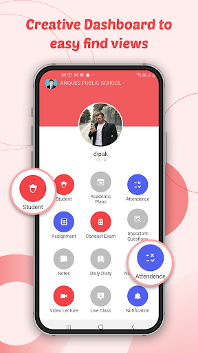 Android application Bizzbrains Teacher screenshort