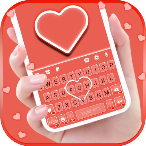 Heart Doodle Live Keyboard Bac logo