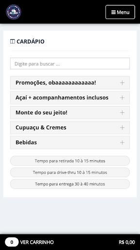 Adoro Açaí Screen 2