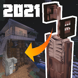 「Siren Head 2021 Minecraft」圖示圖片