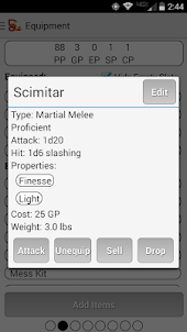 Squire - Character Manager Pro