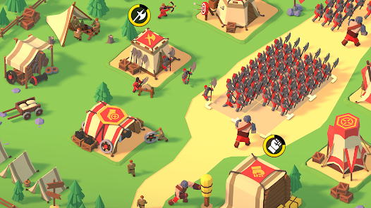 Idle Siege: War Tycoon Game  screenshots 5