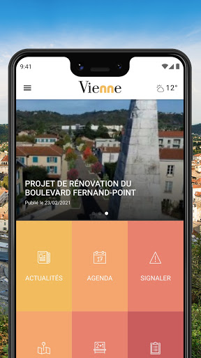 Android application Ville de Vienne screenshort