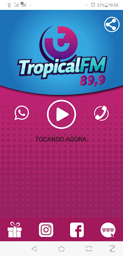 Android application Radio Tropical 89,9 FM screenshort